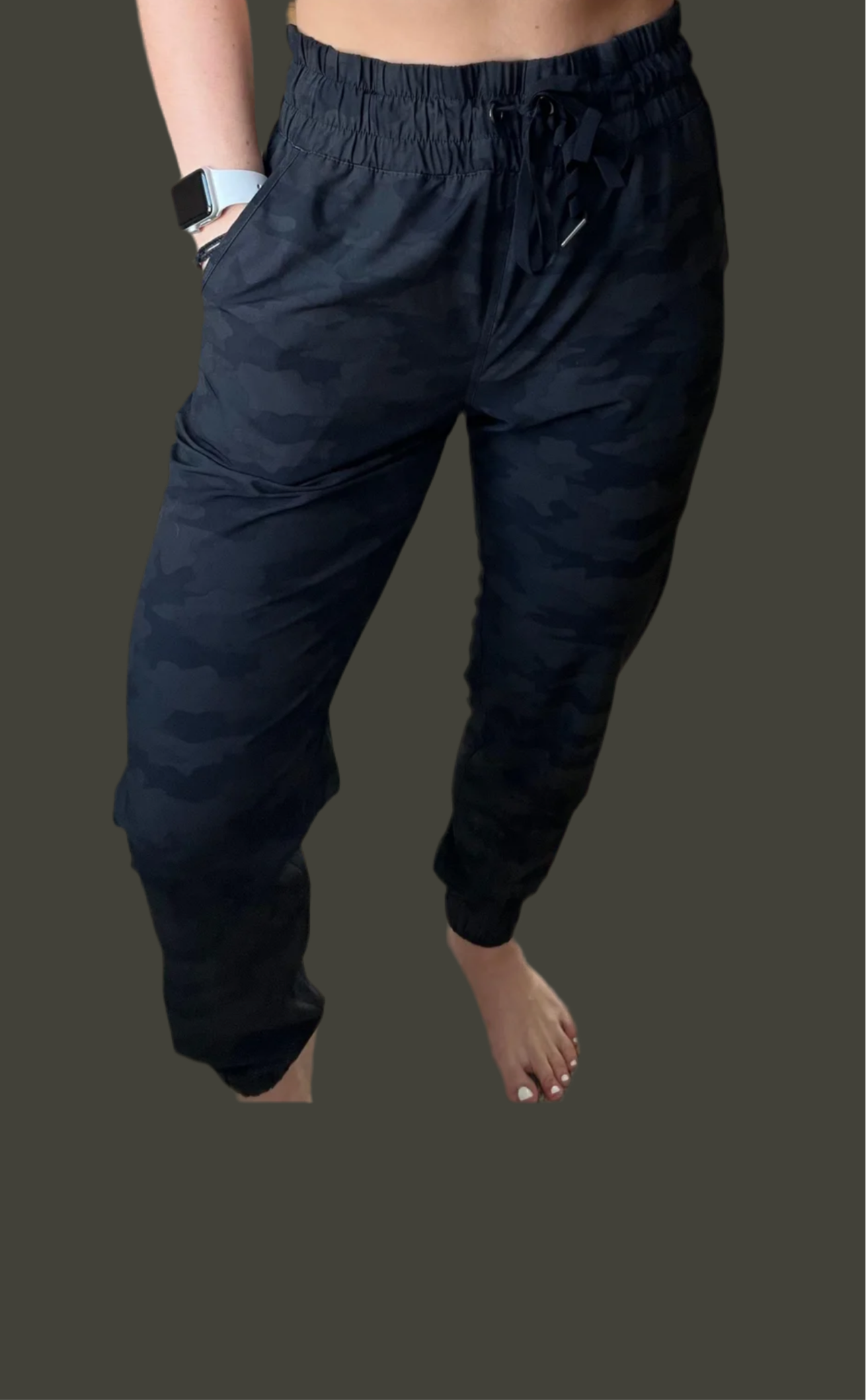 Kyodan High Rise Camo Athletic  Joggers