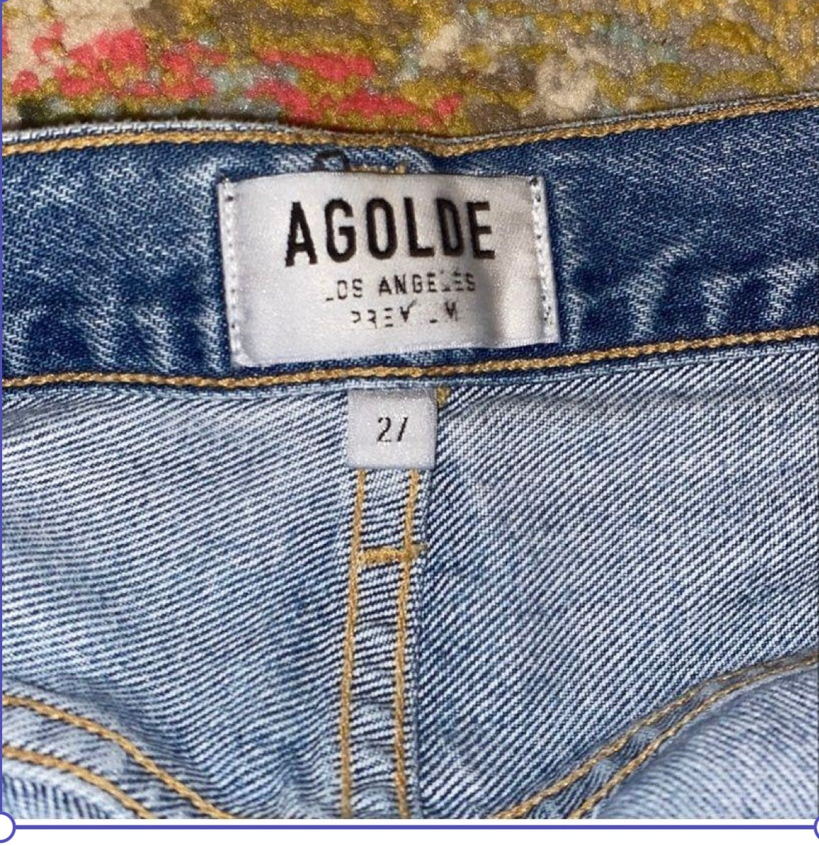 Agolde 90s loose fit size 27