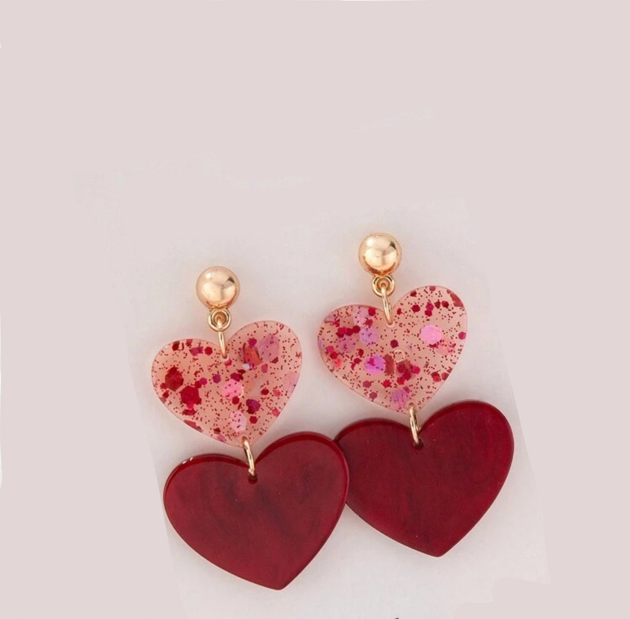 Valentines Heart Earrings